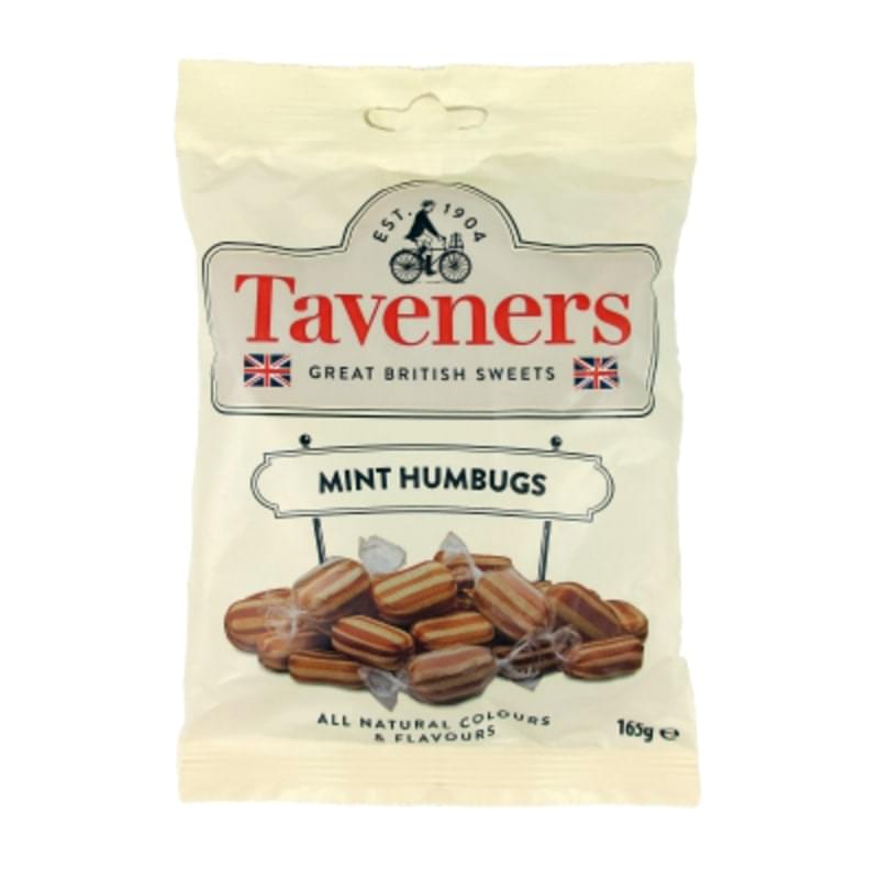 Taveners Mint Humbugs 165g