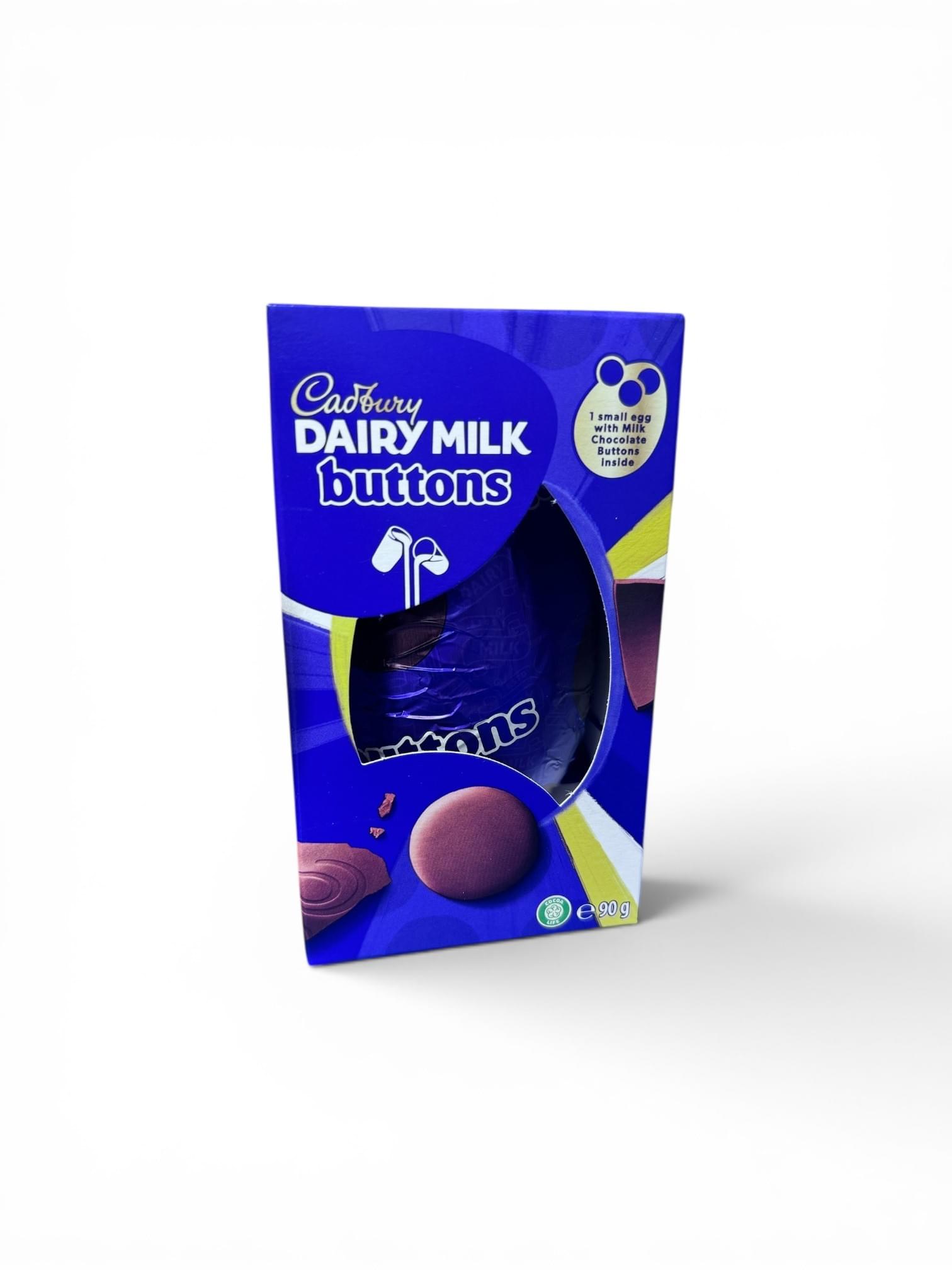 Cadbury Dairy Milk Button Easter Egg 90g