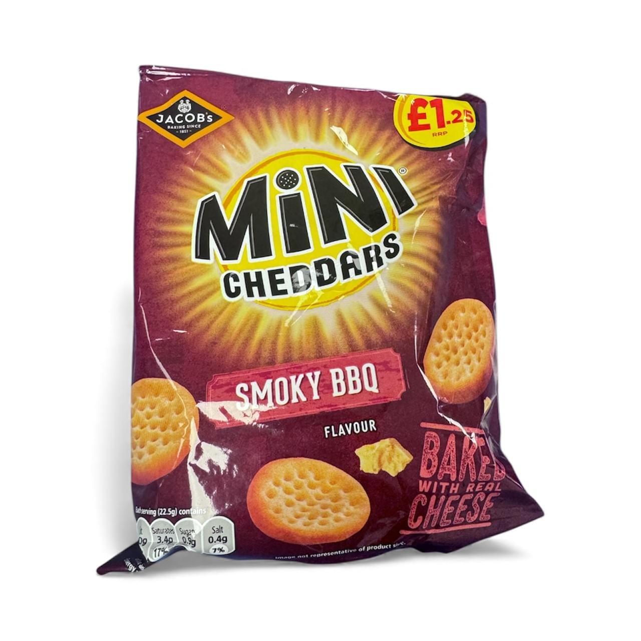 Jacobs Mini cheddars Smokey BBQ 90g