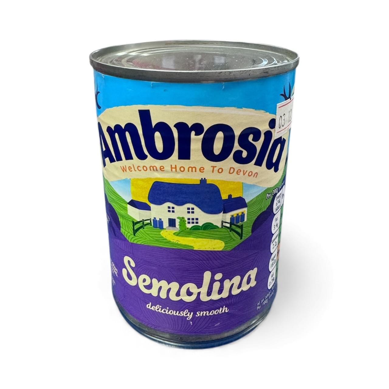 Ambrosia Semolina 400g ***Reduced dated 03/2026***